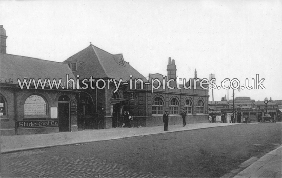 Forest Gate Railway station, Woodgrange Road, Forest Gate, London. c.1905.